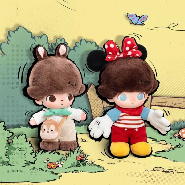 DIMOO WORLD × DISNEY Series-Vinyl Plush Keychain Blind Box - Image 4