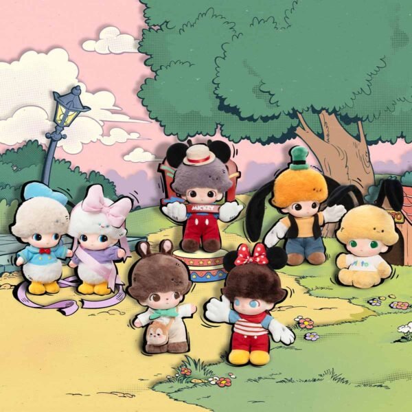 DIMOO WORLD × DISNEY Series-Vinyl Plush Keychain Blind Box - Image 2